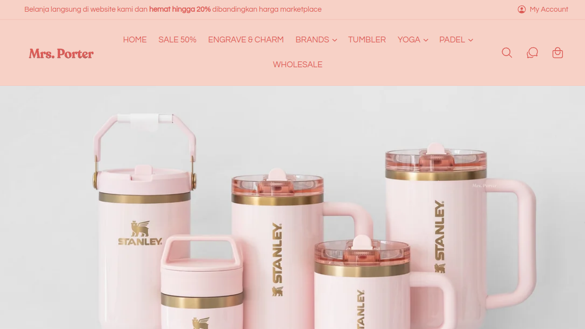 Screenshot website mrsporter.com