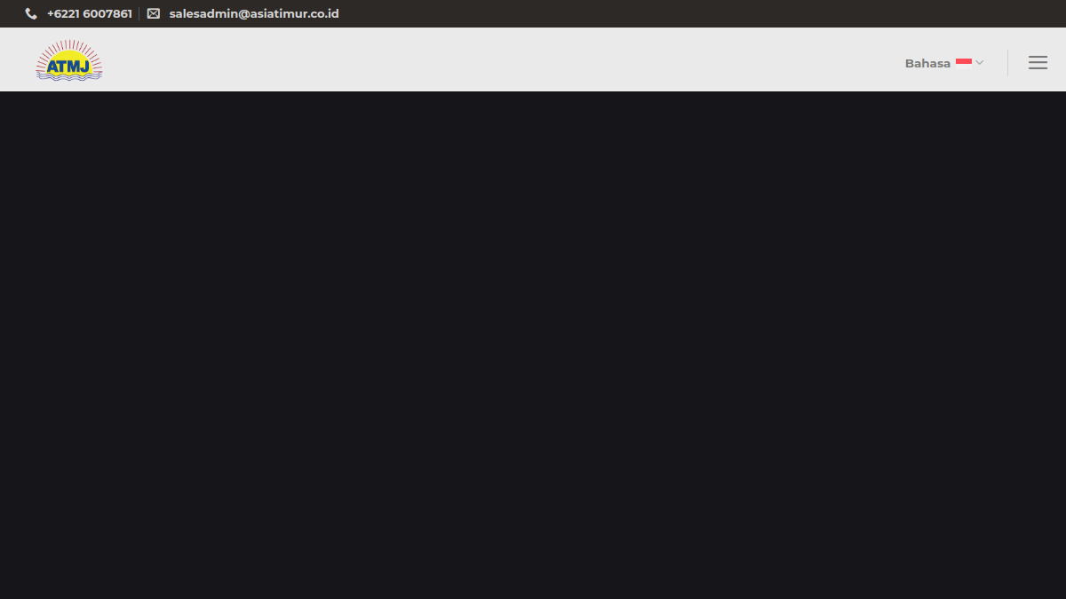Screenshot website asiatimur.co.id