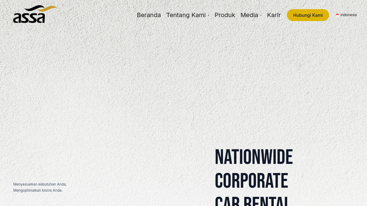 Screenshot website ASSA