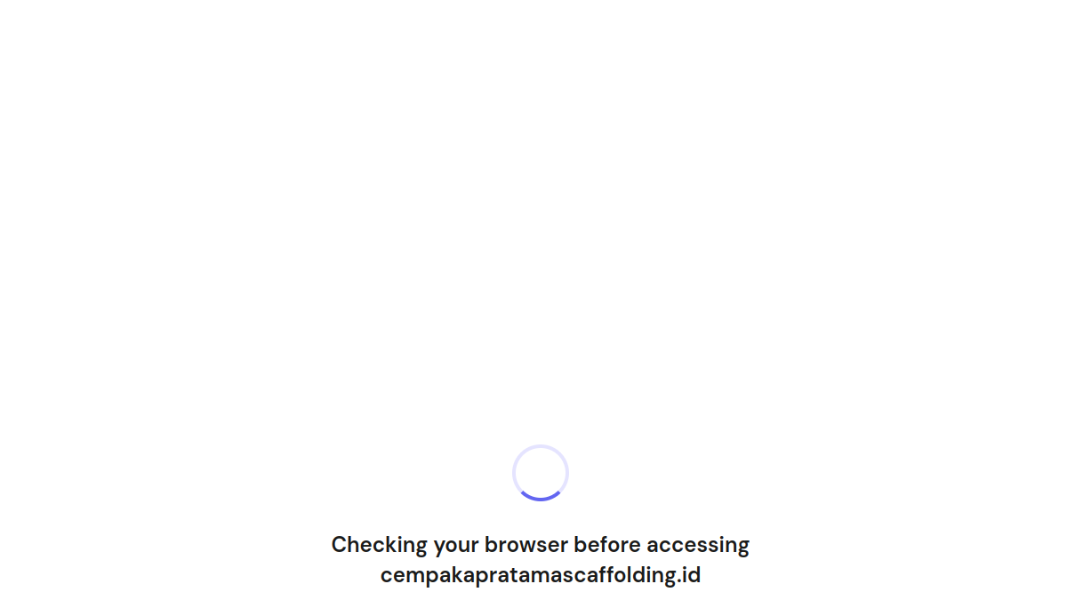 Screenshot website cempakapratamascaffolding.id