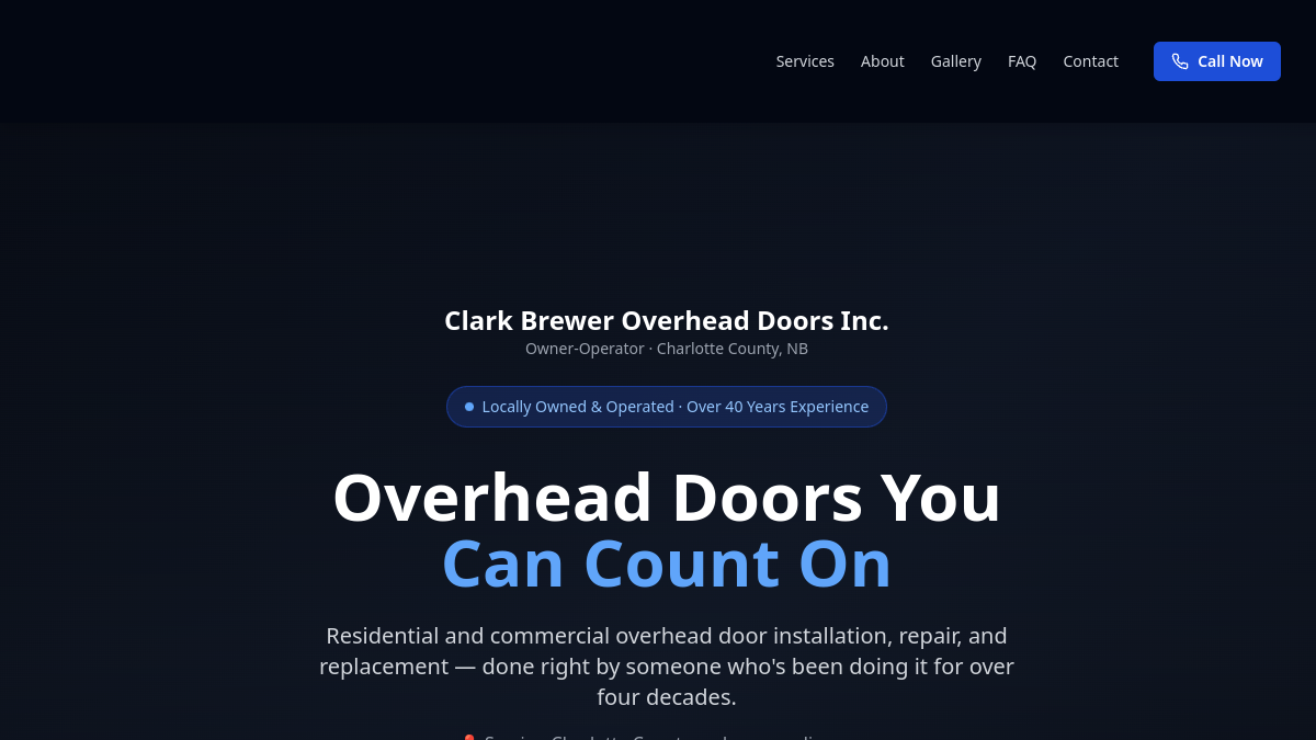 Clark Brewer Overhead Doors