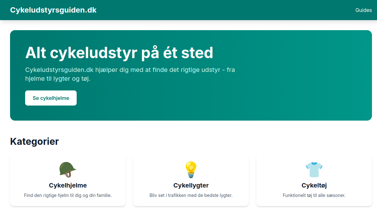 cykeludstyrsguiden.dk
