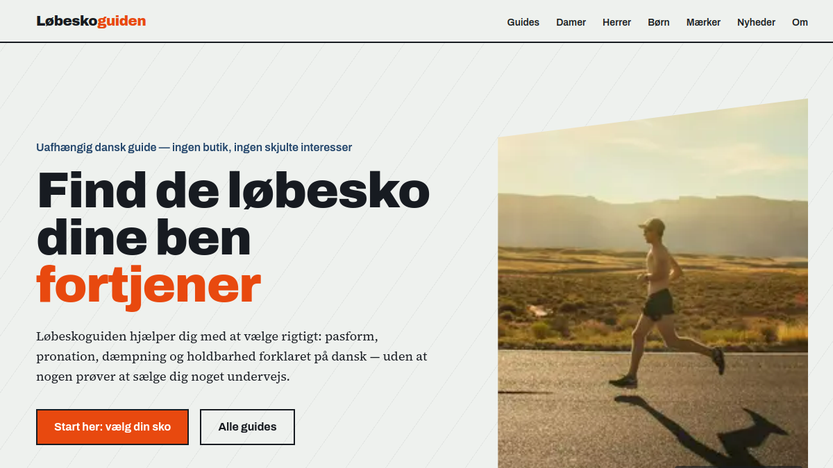 Loebeskoguiden.dk - screenshot