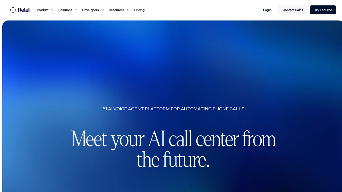 Retell website