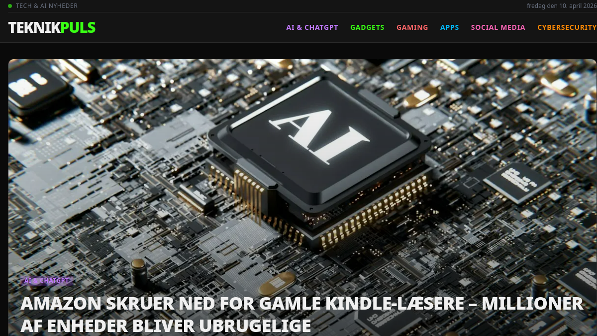 TeknikPuls.dk - screenshot