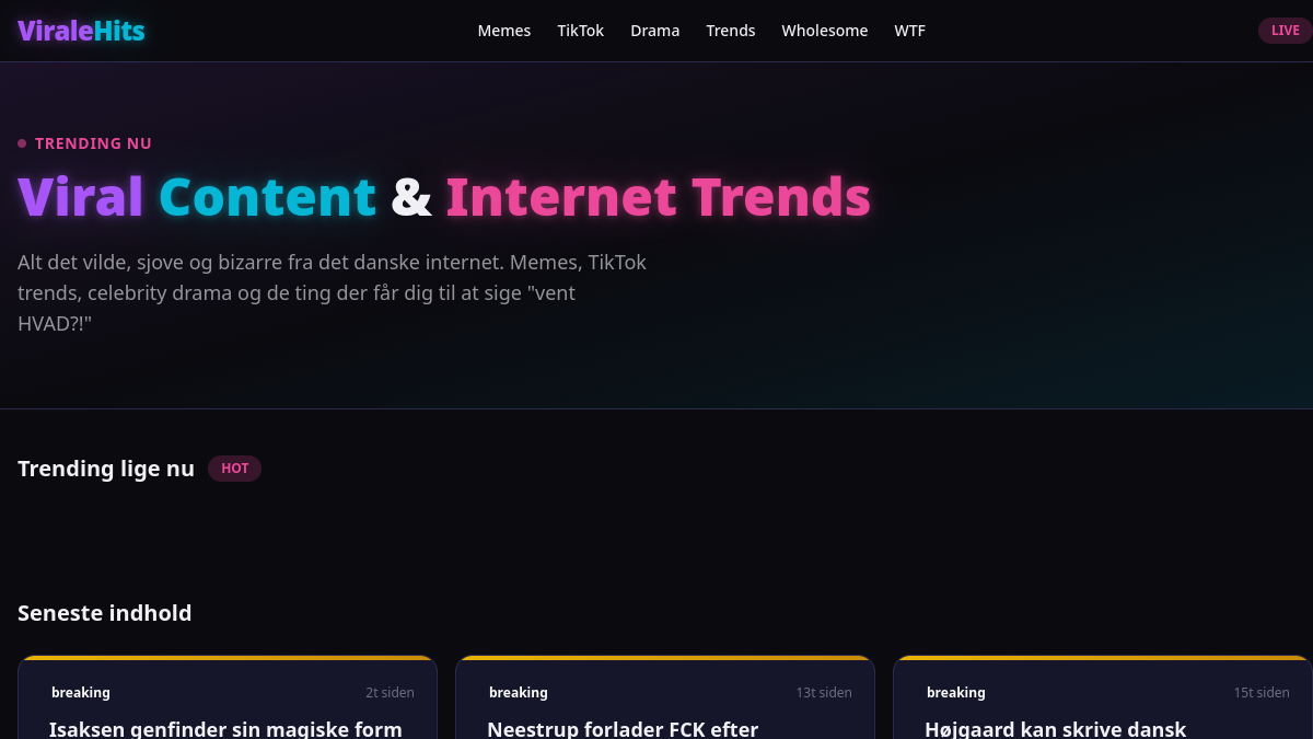 ViralHits.net - screenshot