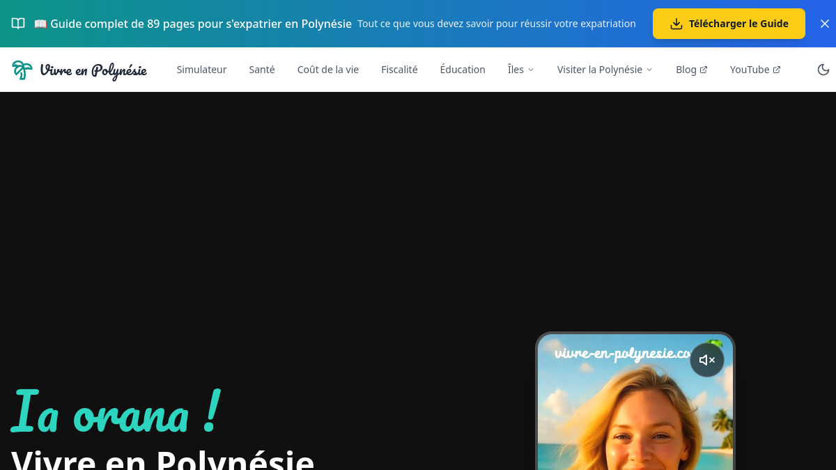 Aperçu Vivre en Polynésie