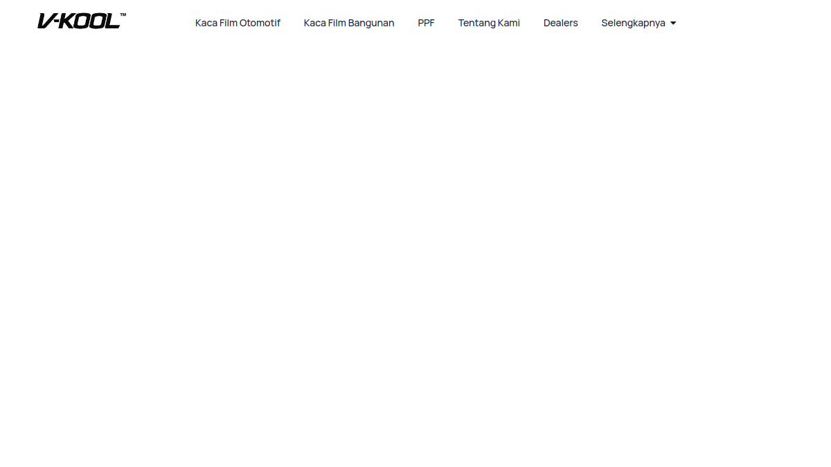 Screenshot website V-Kool Indonesia