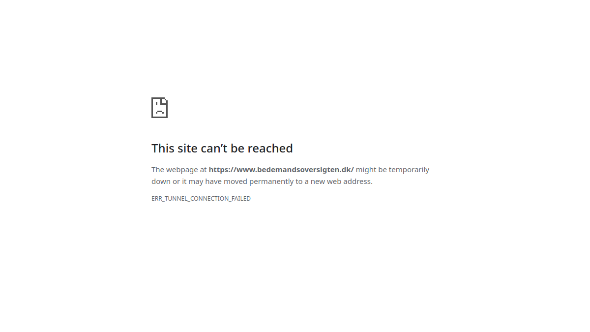 Screenshot af Bedemandsoversigten.dk