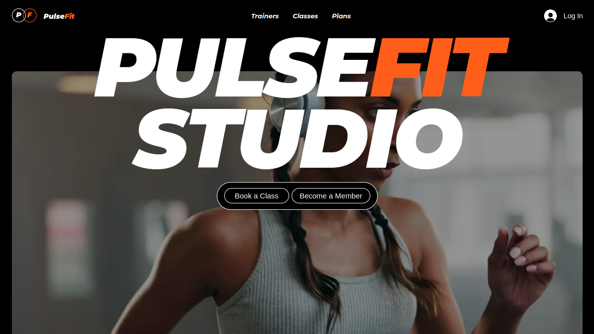 PulseFit Studio website
