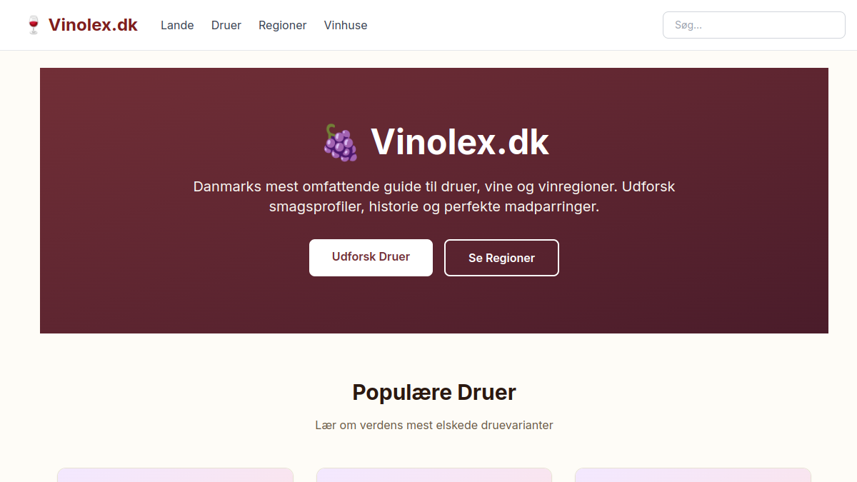 Screenshot af Vinolex