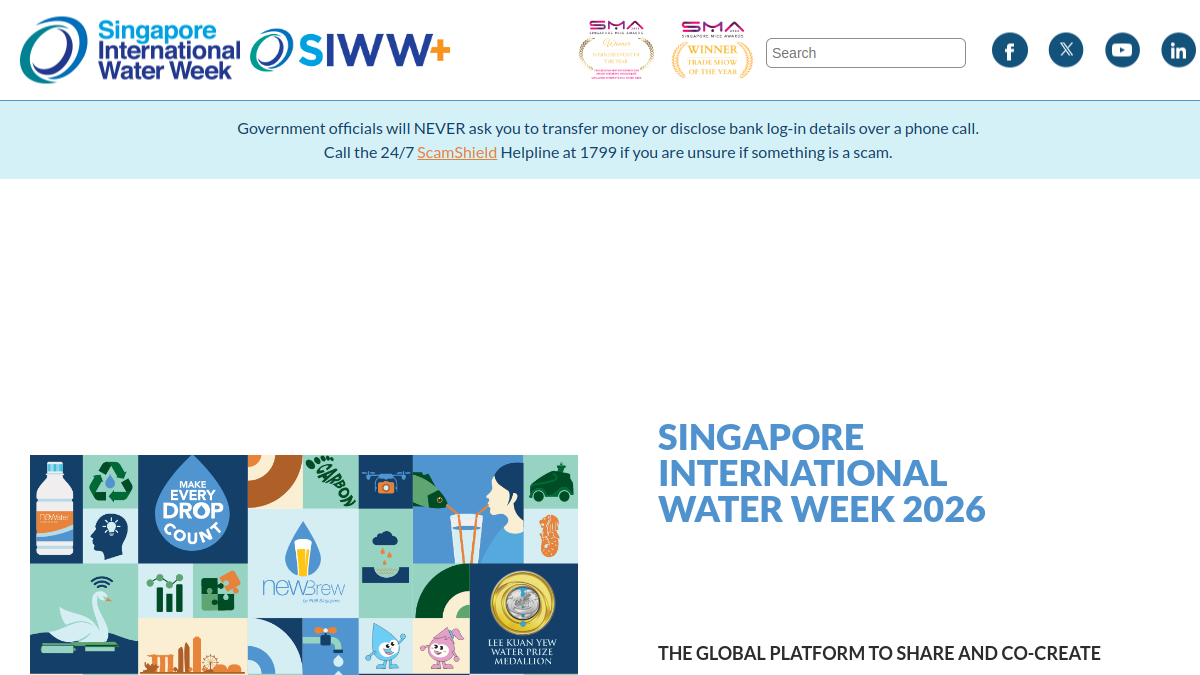 Current screenshot of www.siww.com.sg