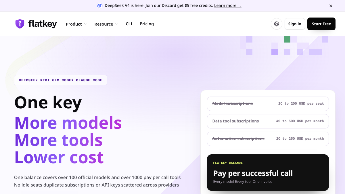 Flatkey AI ana sayfa görünümü