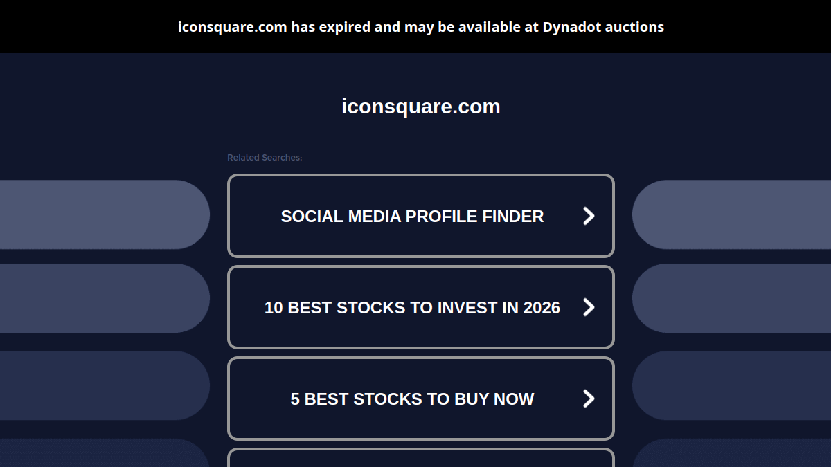 Iconosquare ana sayfa görünümü