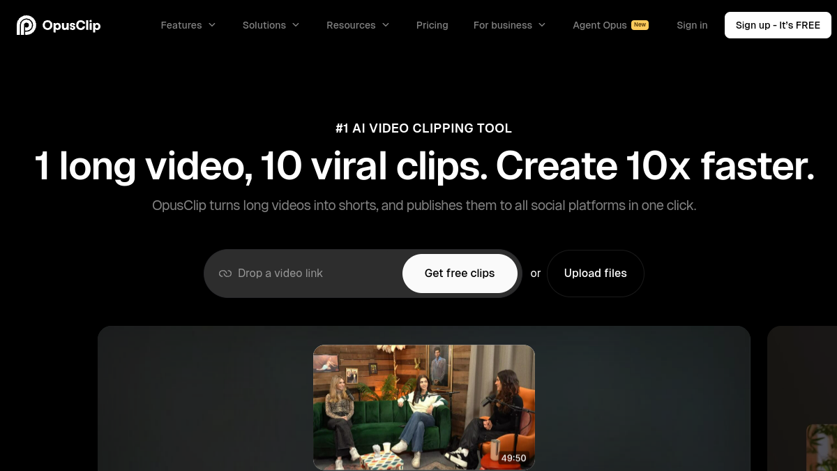The Best Opus Clip Alternatives in 2026 (AI Video Clipping)