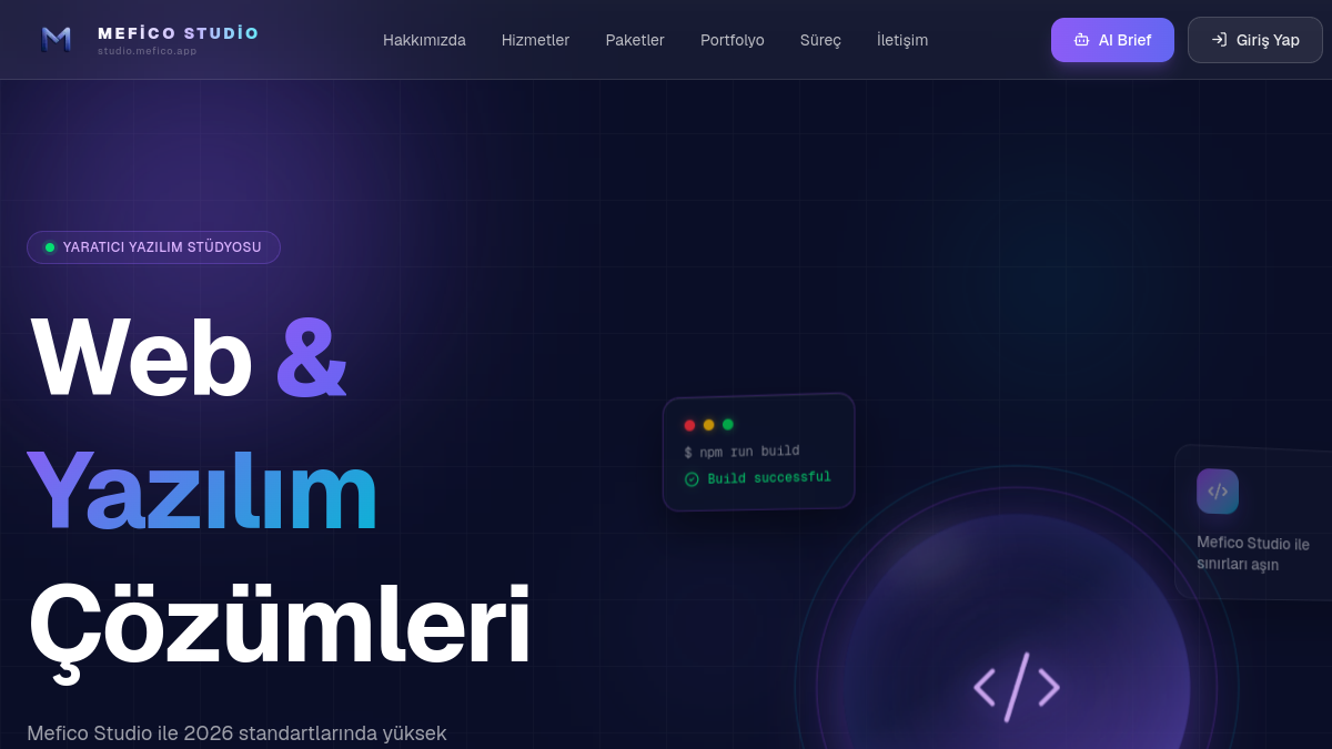 Mefico Studio ekran görüntüsü