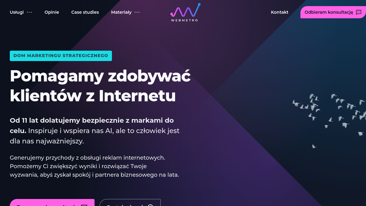 Webmetro – marketing internetowy oparty na danych