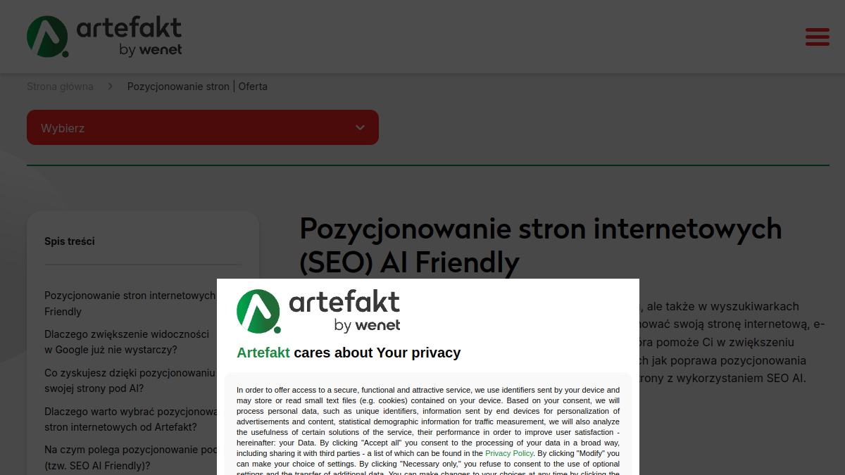 Artefakt