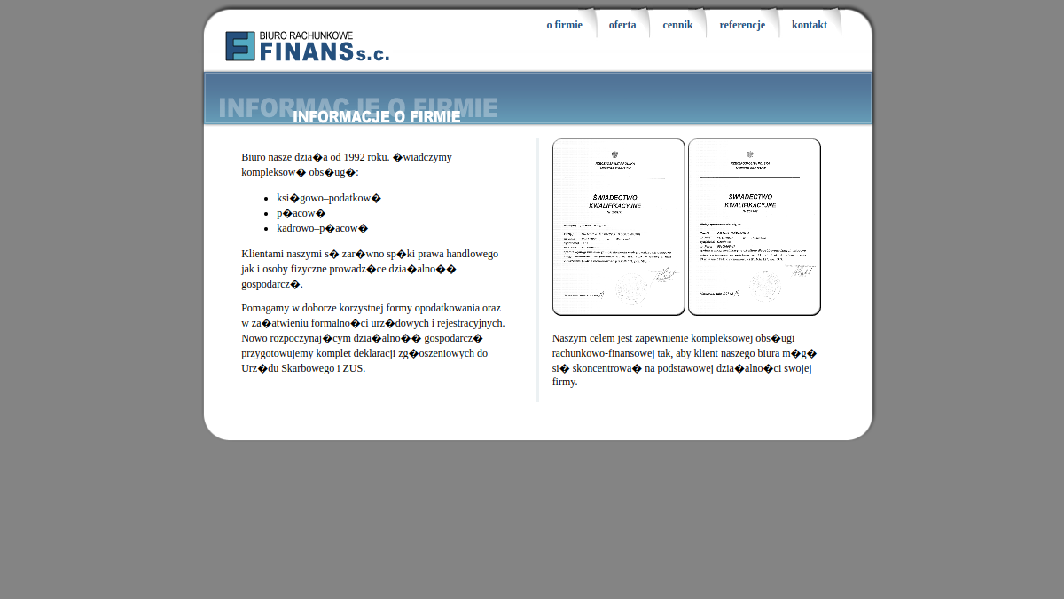 Biuro Rachunkowe Finans s.c.