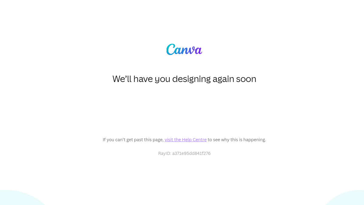 Canva ana sayfa görünümü