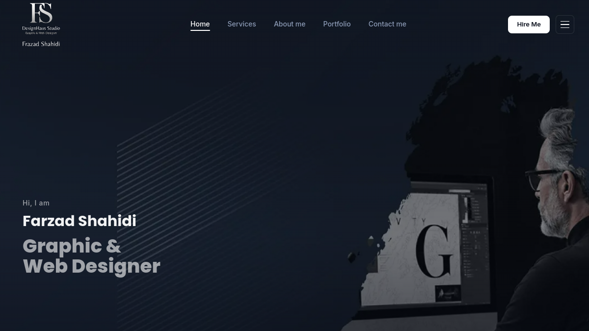 DesignHaus Studio portfolio screenshot