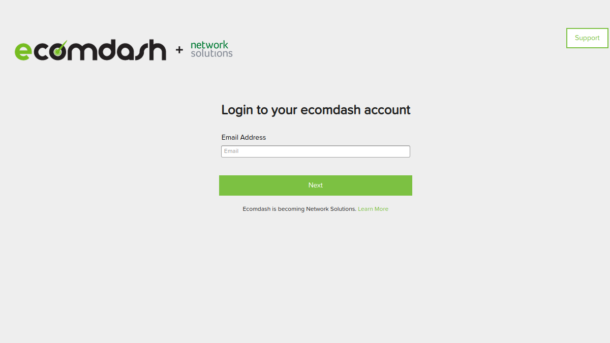 EcomDash ana sayfa görünümü