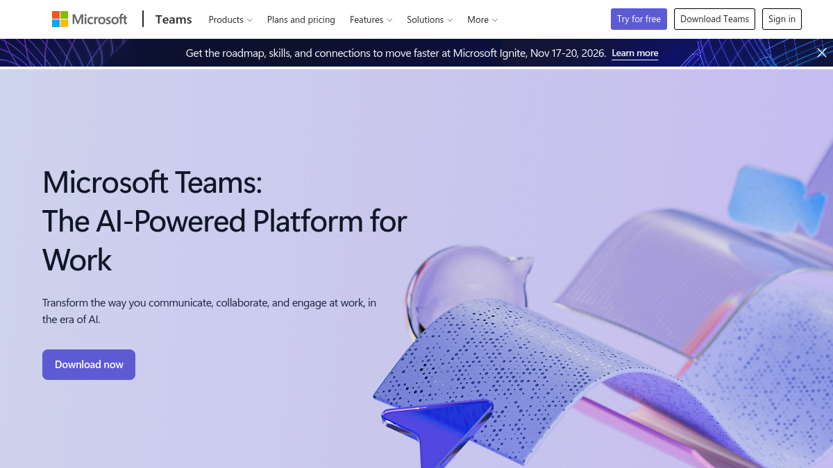 Microsoft Teams AI ana sayfa görünümü