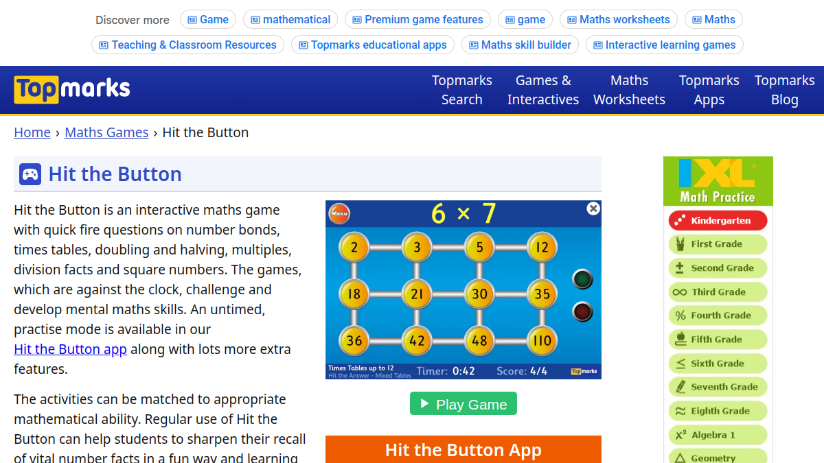 Hit the Button preview