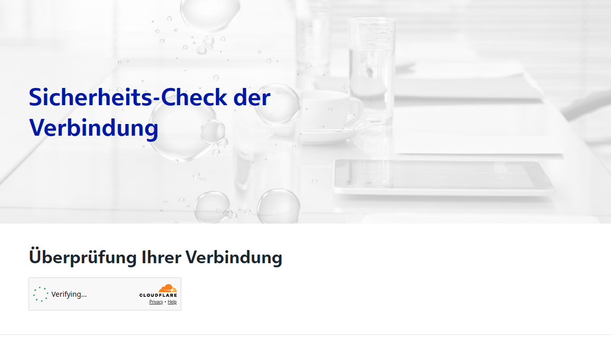 Screenshot der Startseite von Telefónica / O2 Business