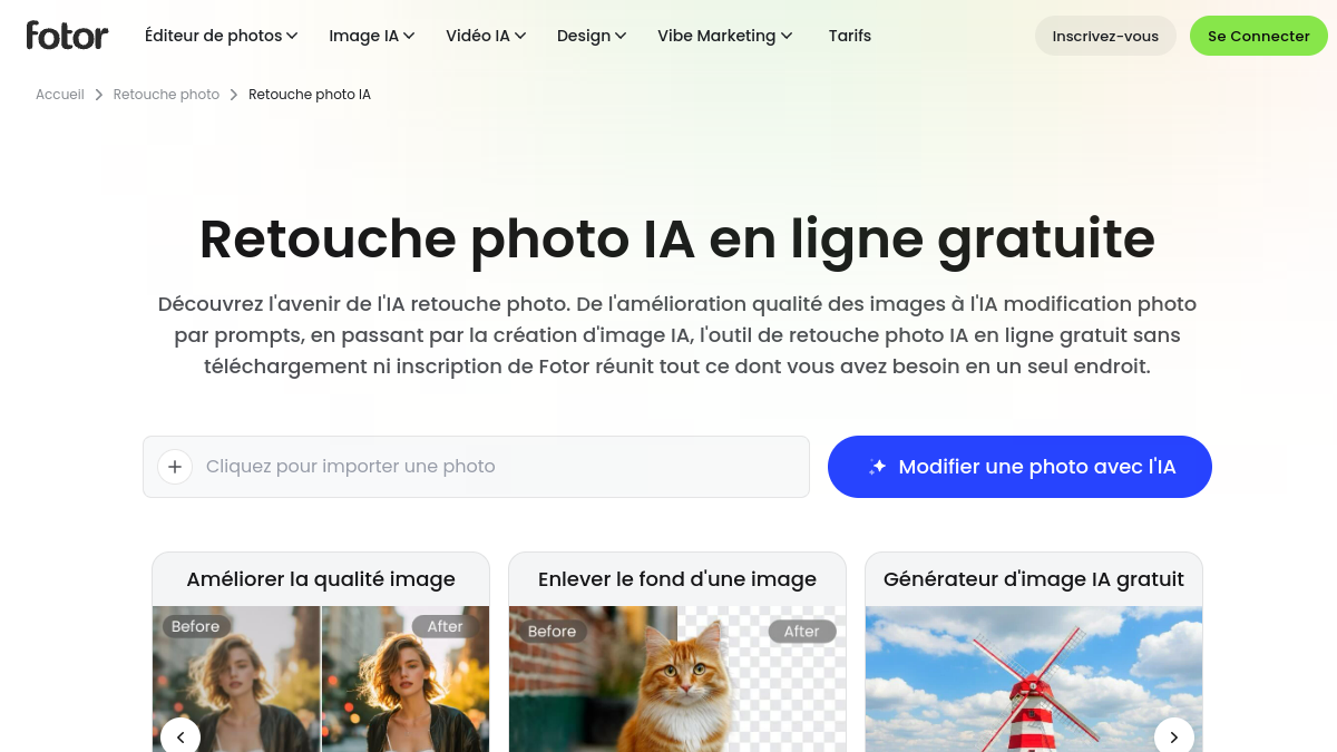 Fotor, photo editor AI free automatic online