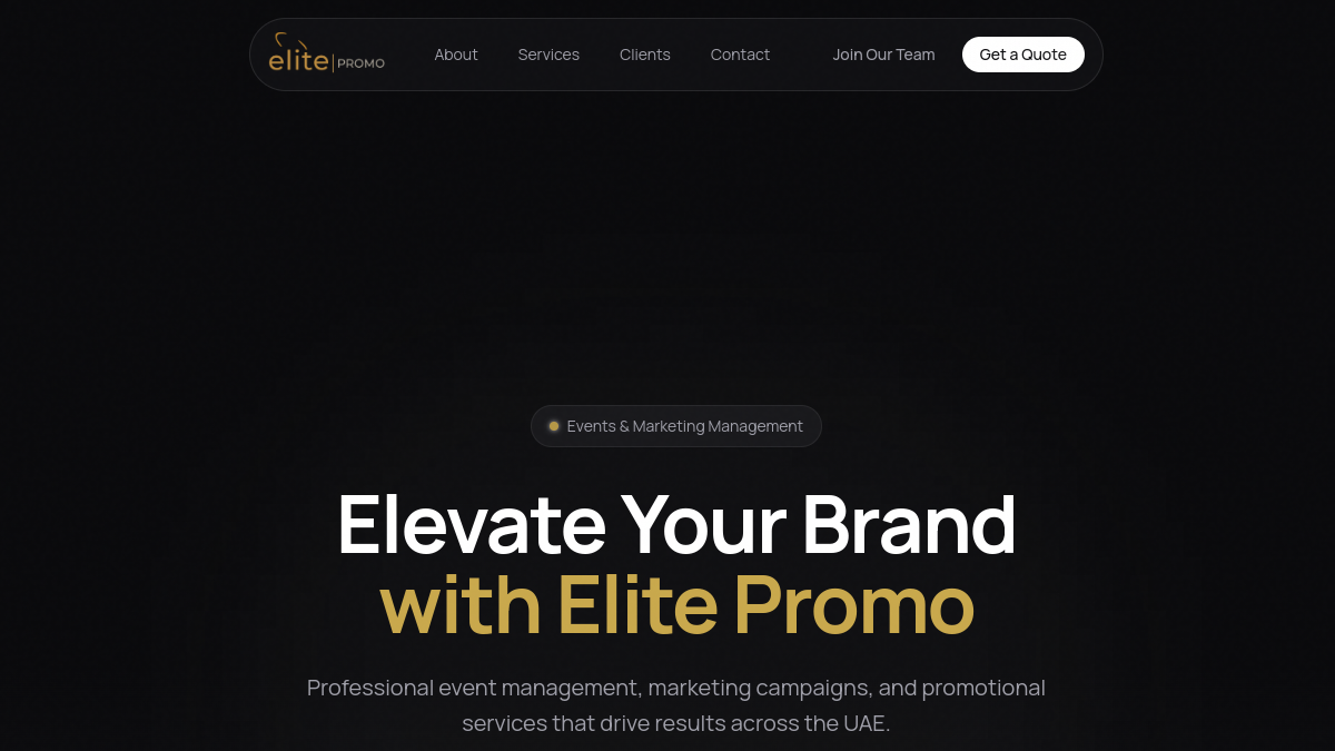 Screenshot von Elitepromo FZ-LLC (UAE)