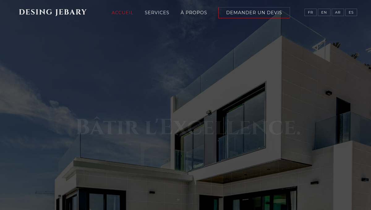 Aperçu site Jebary Design