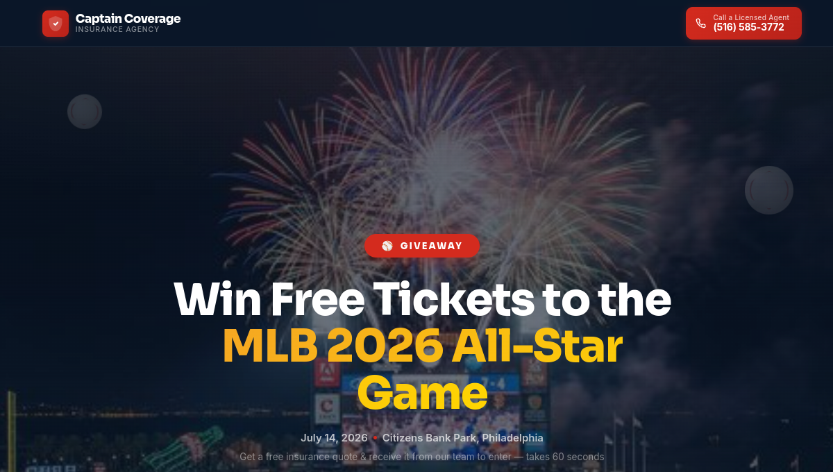 Insurance Giveaways website preview