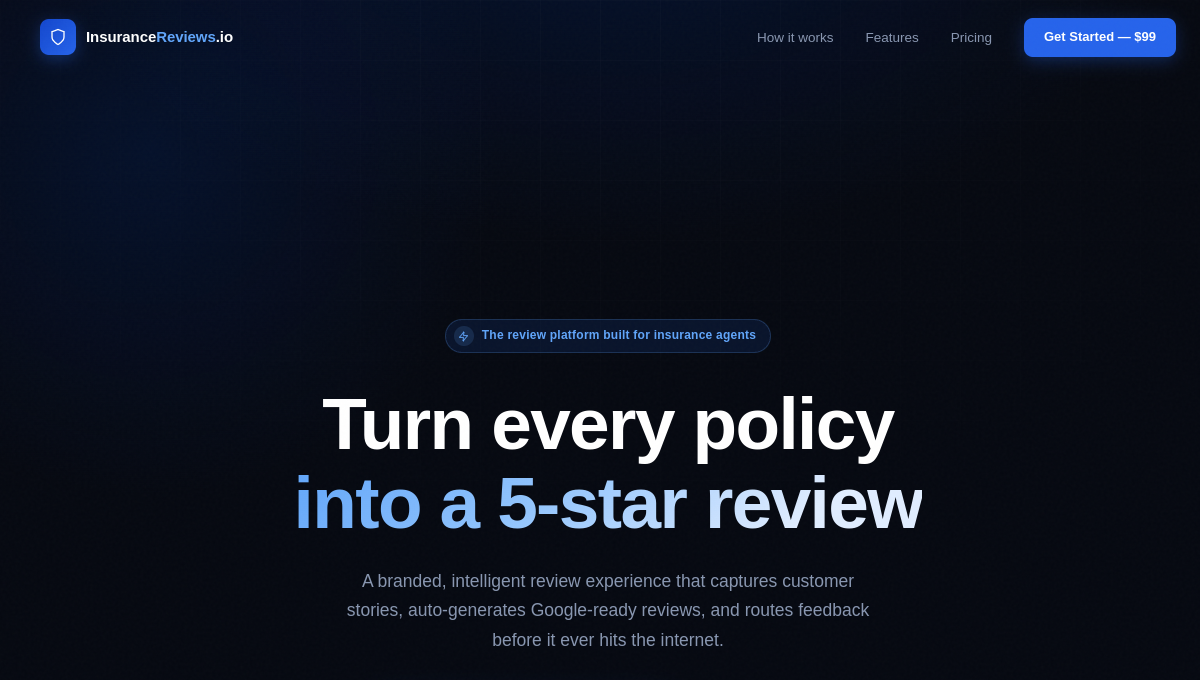 Insurance Reviews website preview