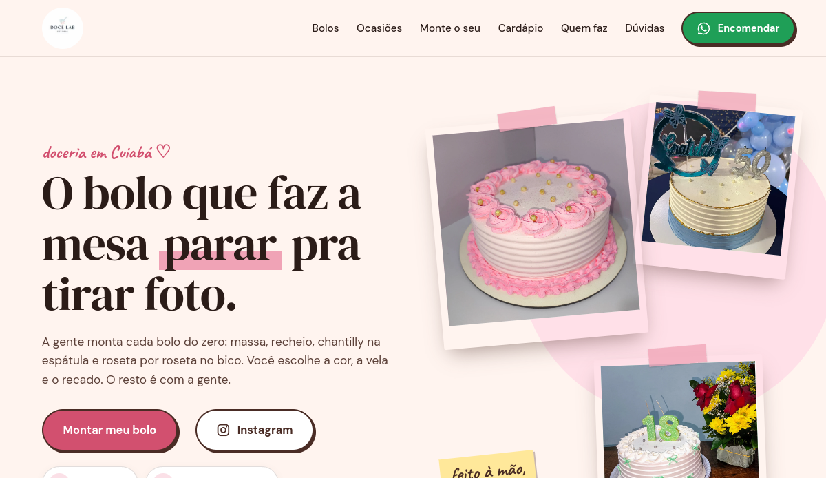 Prévia do projeto Doce Lab Setúbal