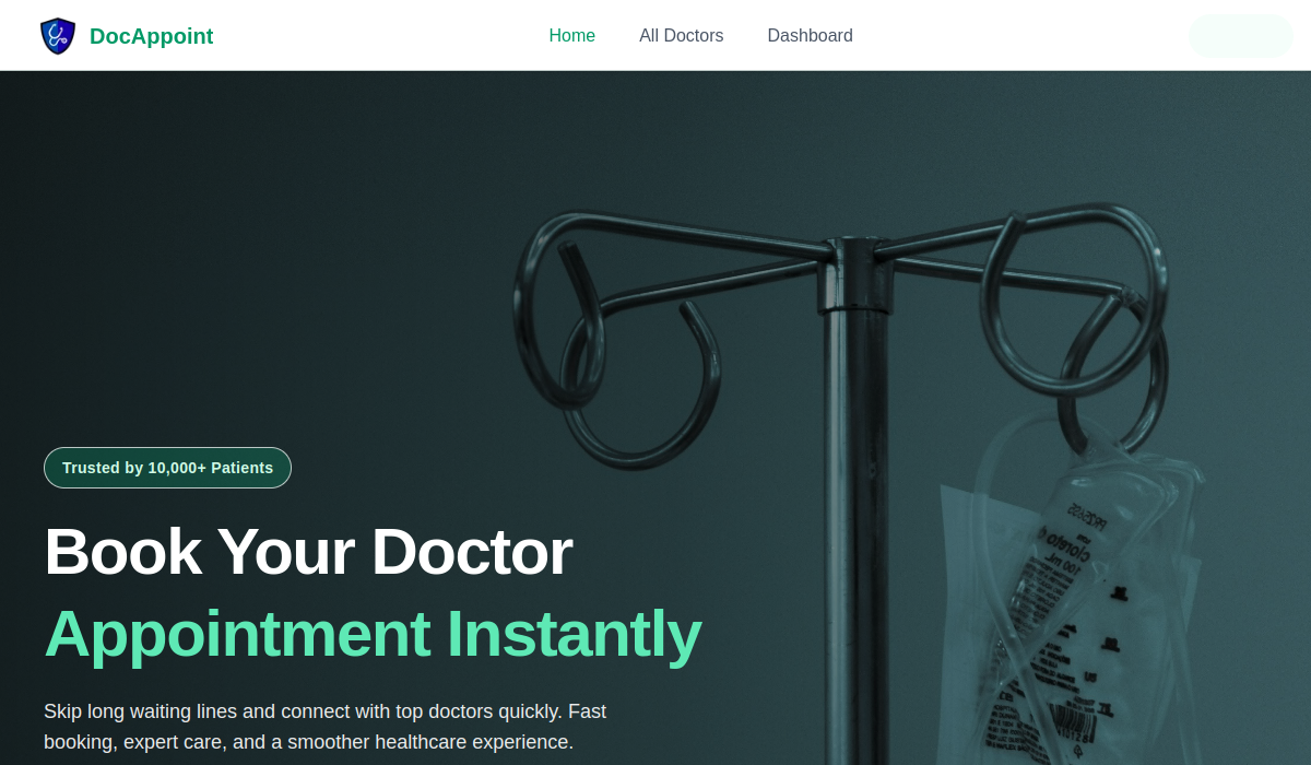 DocAppoint website preview