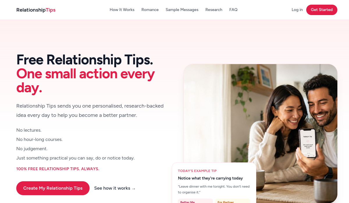 Relationship Tips screenshot