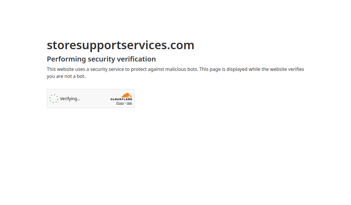 Store Support Services screenshot