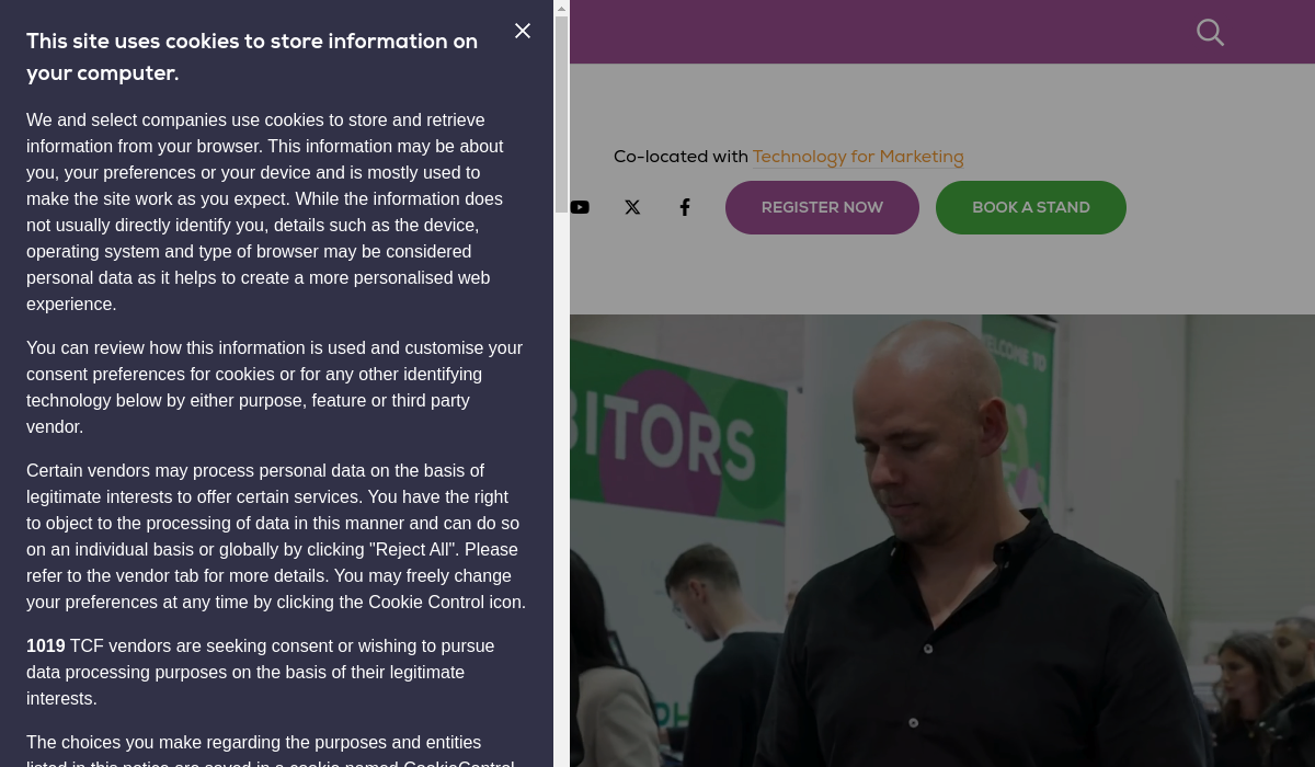 eCommerce Expo London 2026 website screenshot