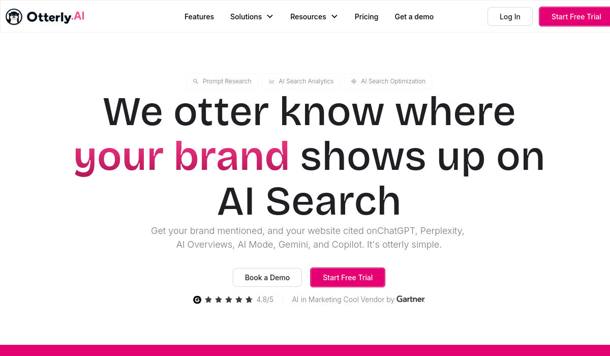 Otterly AI product screenshot