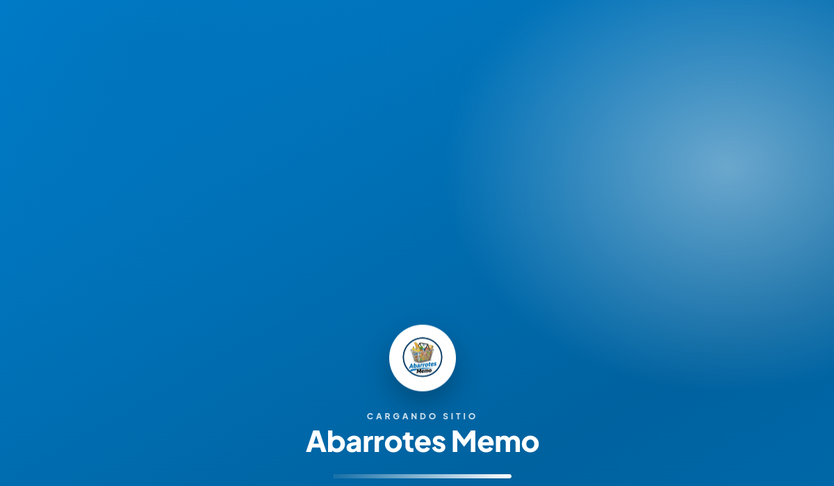 Vista previa de Abarrotes Memo