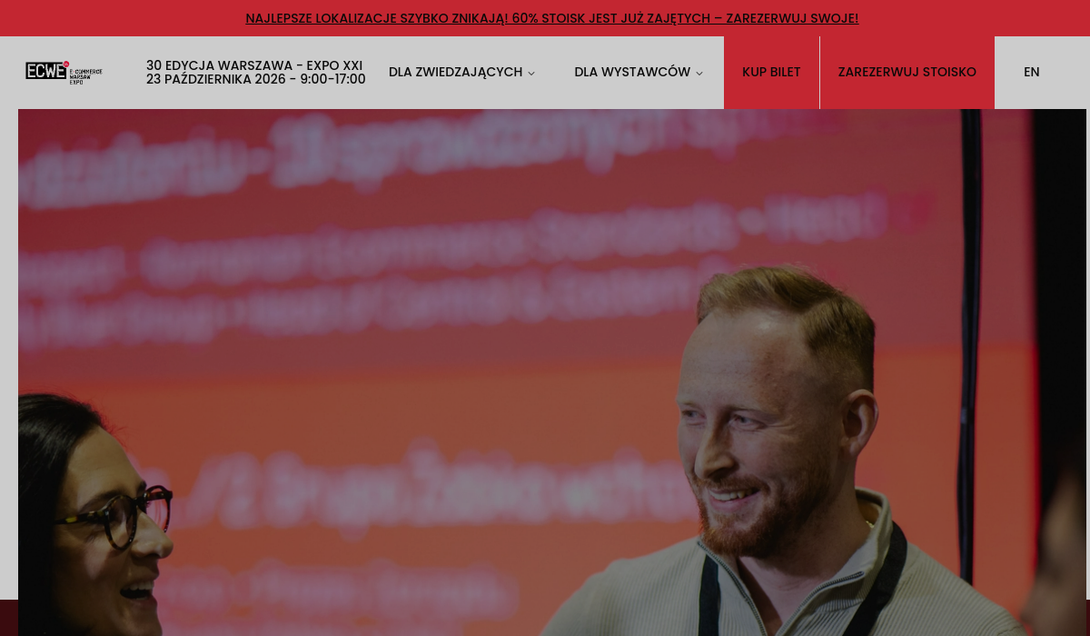 eCommerce Warsaw Expo 2026 website screenshot