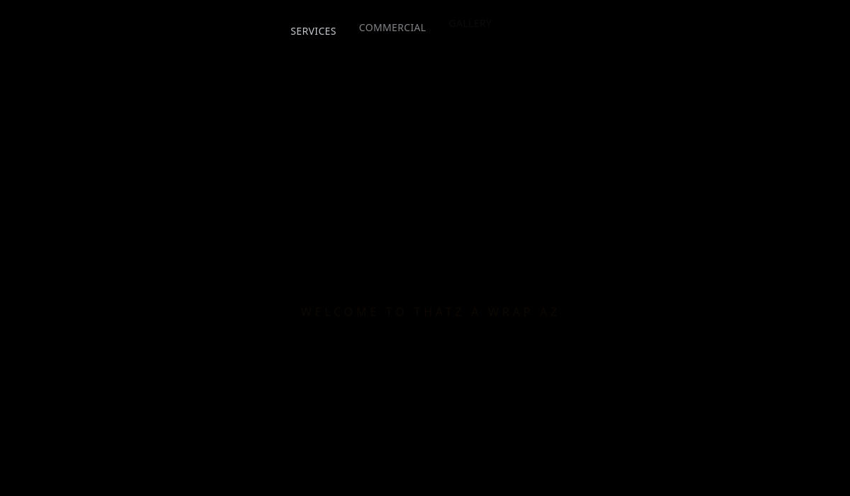 Thatz A Wrap AZ website screenshot