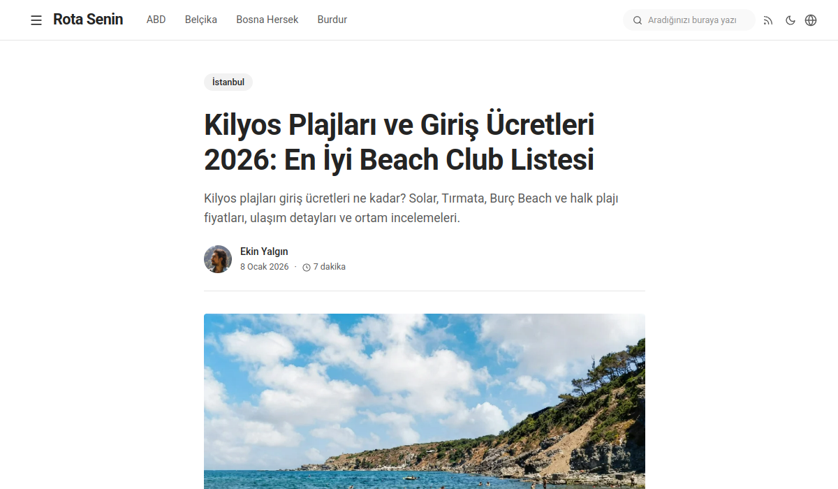 Plaj Silver Silver Beach Kilyos استانبول