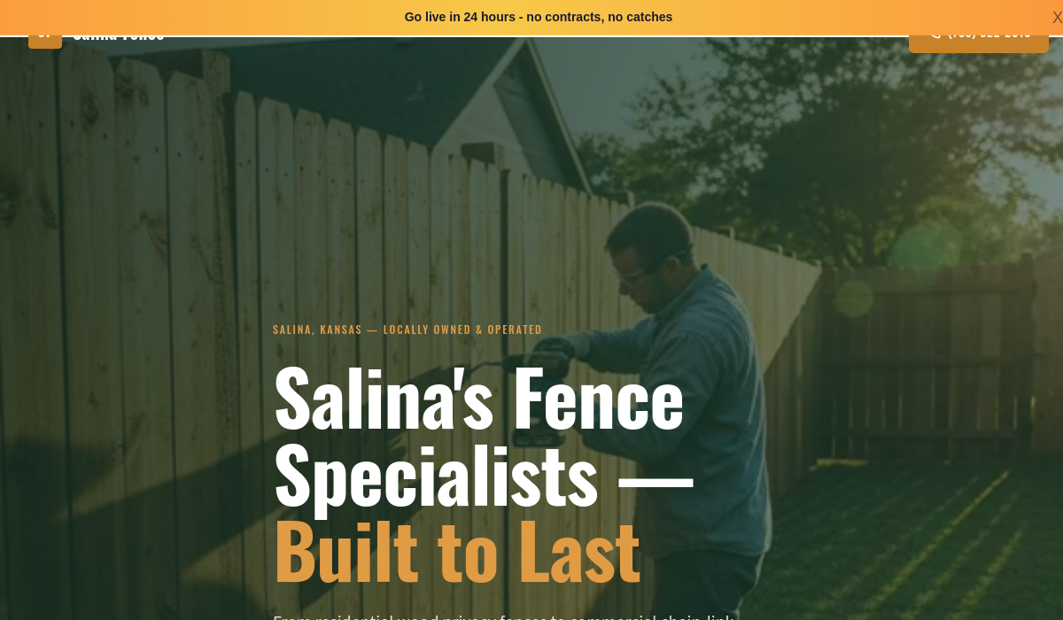 Salina Fence website