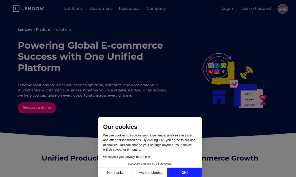Lengow product interface or official product page