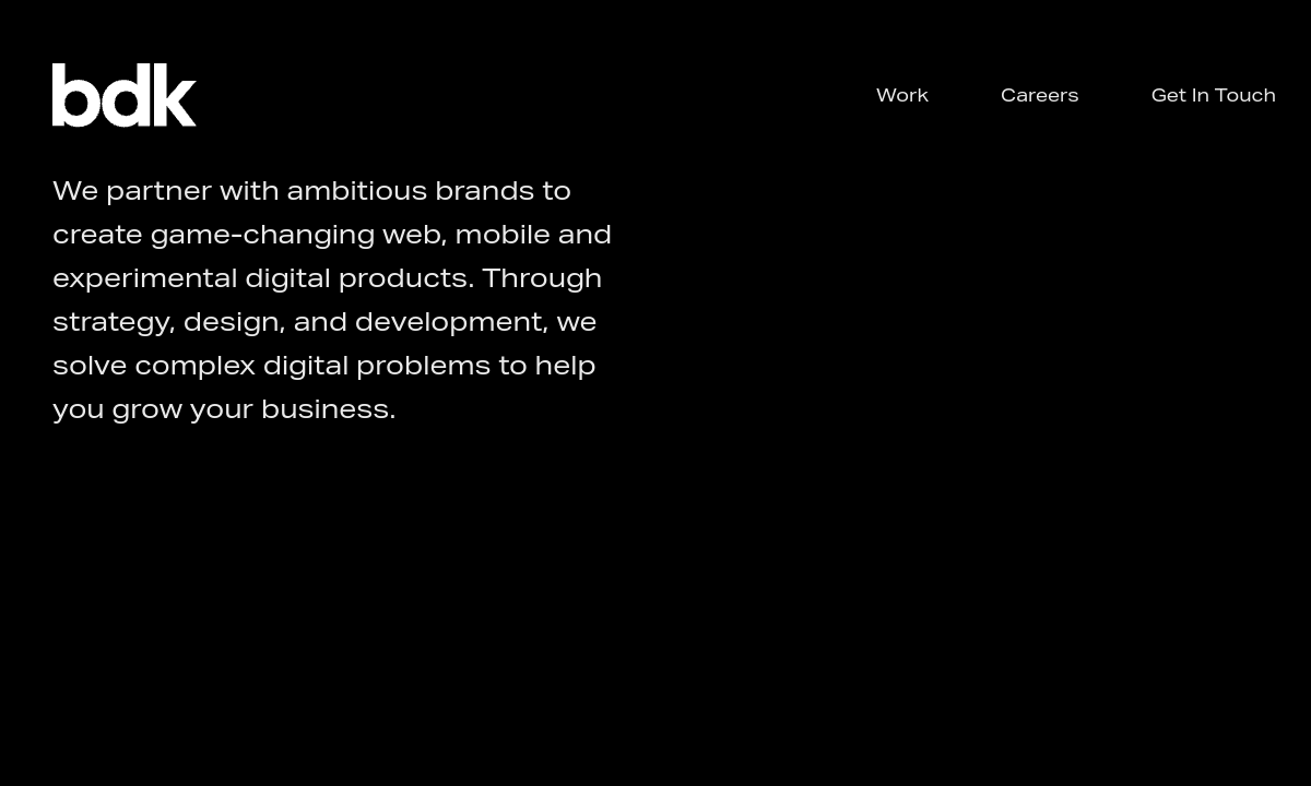 BrightDock website preview