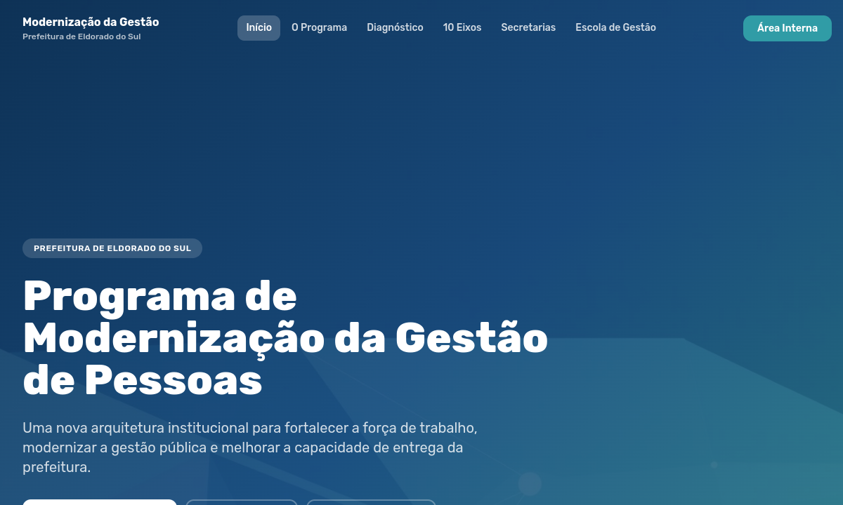 Preview de Eldorado do Sul — Gestão de Pessoas