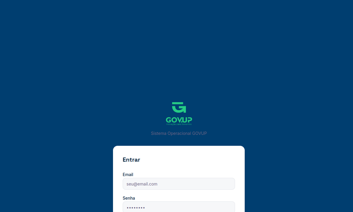 Preview de GovUp OS