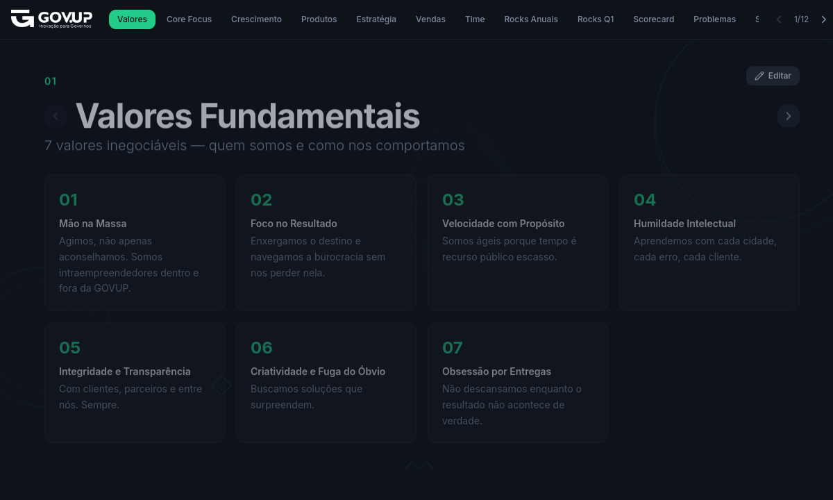 Preview de Rocks Planejamento